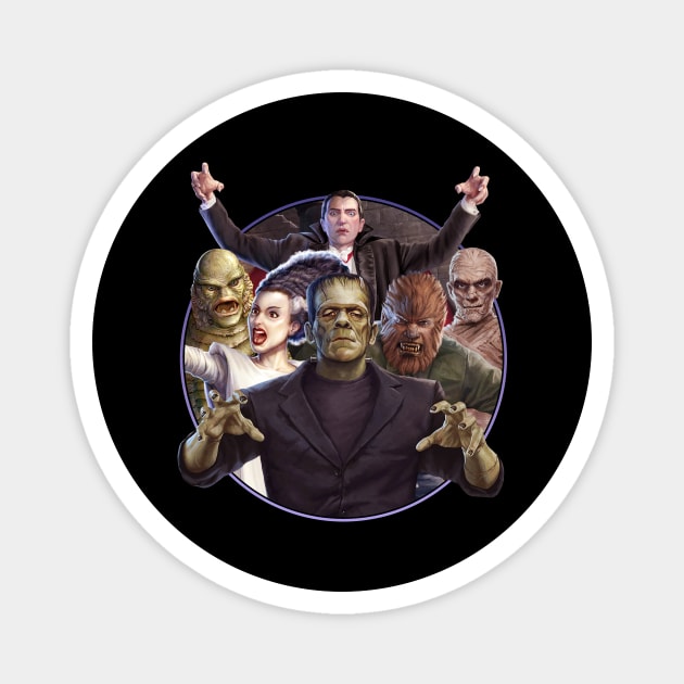 UNIVERSAL MONSTERS Magnet by THE HORROR SHOP